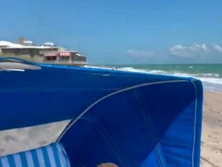 Blonde goddess Kelley Cabbana Fucking on Public beach