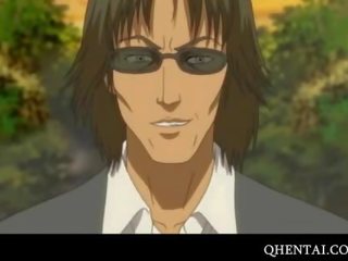 Λίγο hentai γκόμενα τιμωρημένος/η με να πάρει πατήσαμε