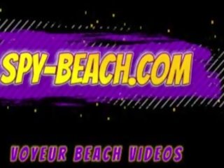 盗撮 アマチュア ヌーディスト ビーチ - 隠された カム クローズアップ mov