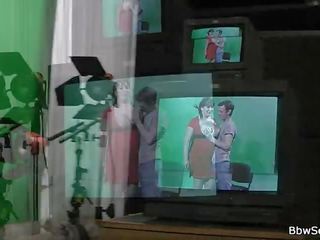 Товстушка в нейлонові панчохи їде і відстій зрада вал