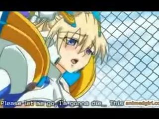Με πλούσιο στήθος hentai παίρνει που πιάστηκε και πατήσαμε με snake τέρας