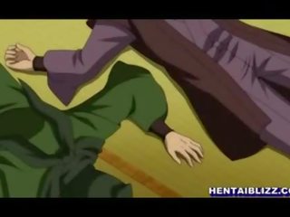 겁에 질린 bigtit 만화 소녀 groupfucked 로 ninjas