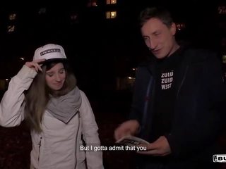 Bums автобус - мила грудаста німецька новачок vanda ангел picked вгору і трахкав жорсткий в порно фургон